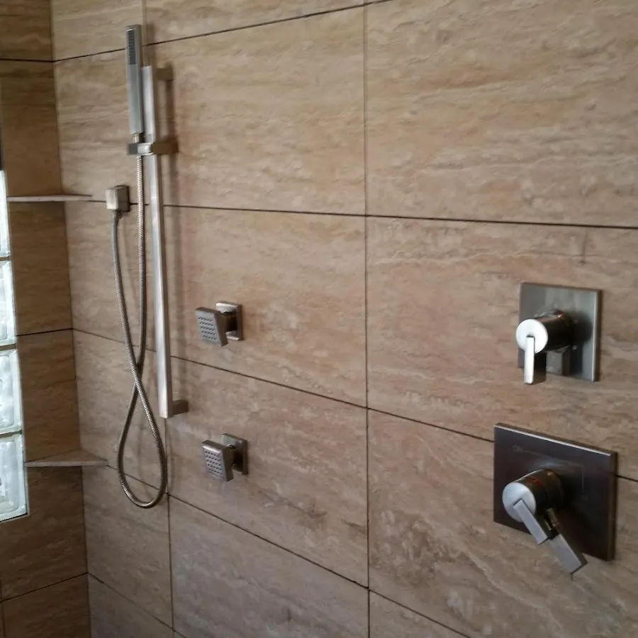 Shower fixture installation for Water Heater Replacement in Oakdale